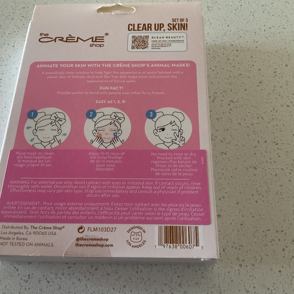 The Crème Shop Clear Up, Skin! Face Masks - Picture 2 of 2
